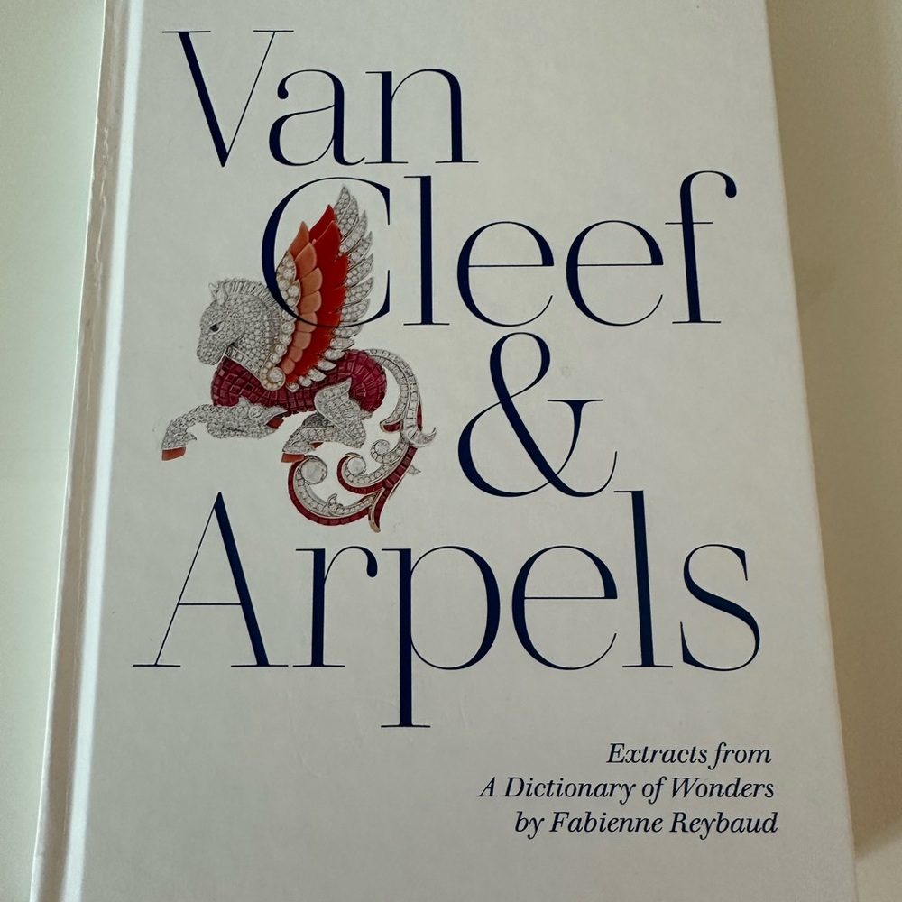 Van Cleef & Arpels White Book with Red and Silver Pegasus